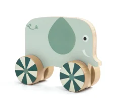 3 Animalitos con Ruedas de Madera