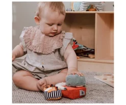 4 Bloques Sensoriales Blanditos Apilables Wildlife