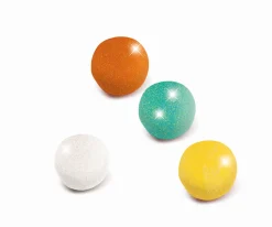 4 Botes de Plastilina con Purpurina