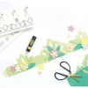 6 Coronas de Papel Folia White Crown