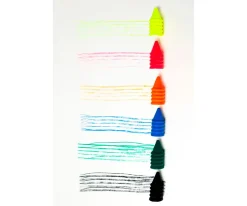6 Crayones de Dedo Omy