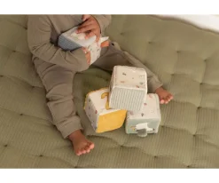 4 Cubos Apilables Blanditos Little Farm