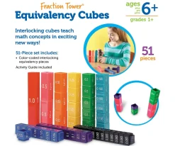 51 Cubos de Equivalencia Fraction Tower