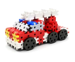 160 Piezas Construcción Vehículos Bomberos 4en1