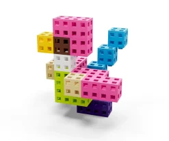 100 Piezas de Construcción Meli Classic CUBE Pink