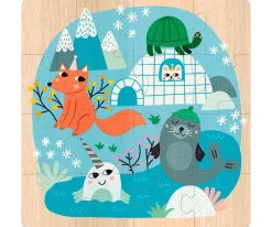 3 Puzzles Animales del mundo