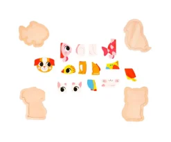 4 Puzzles Evolutivos Animales de Compañía