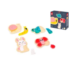 4 Puzzles Evolutivos Jardín
