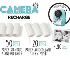 6 Rollos de Papel Recarga Cámara Instantánea