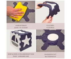 Alfombra Puzle Ocean 120 x 90 cm