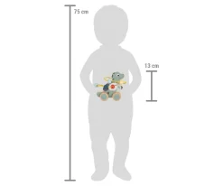Animal Para Empujar con Circuito de Motricidad Dino