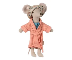 Bata de Baño Mamá y Papá Ratón Coral