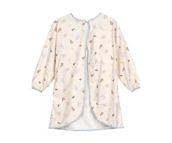 Bata de Pintura Escolar Happy Fruits Light Blue