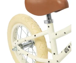 Bicicleta Banwood sin Pedales First Go! Bonton Crema
