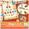 Bingo Educativo 1, 2, 3 Números