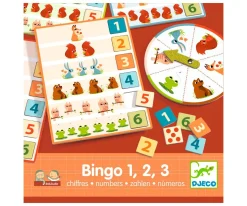 Bingo Educativo 1, 2, 3 Números