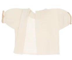 Blusa Popelín Crudo para Muñeco Soft