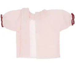 Blusa Popelín Rosa Pastel para Muñeco Soft