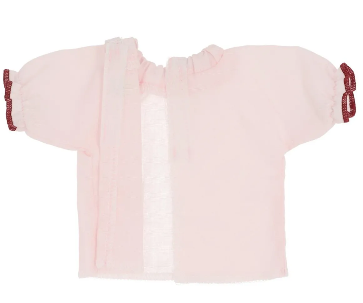 Blusa Popelín Rosa Pastel para Muñeco Soft
