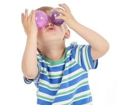 Bolas Sensoriales Glitter Arcoíris