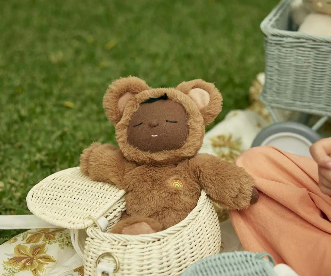 Bolsito Ratán Mini Chari Chalk