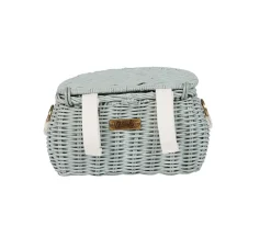 Bolsito Ratán Mini Chari Vintage Blue