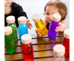 Botella Sensorial Flotante Rosa