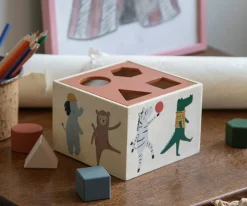 Caja de Formas de Madera Sebra Busy Builders & Teeny Toes