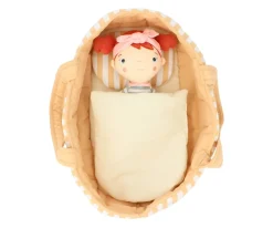 Capazo Muñecas Stripes Caramel