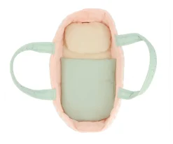 Capazo Muñecas Stripes Pink