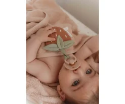 Chupetero Muselina Fresa