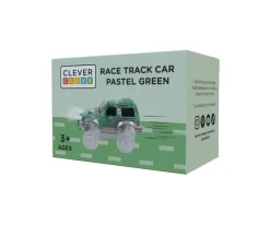 Coche para Pista de Carreras Cleverclixx Verde Pastel