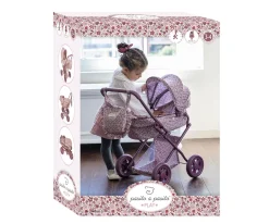 Cochecito Cuco Cherry Flores para Muñecas