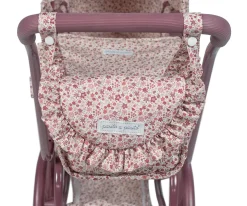 Cochecito Cuco Ruedas Grandes Cherry Flores para Muñecas