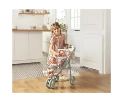 Cochecito Gemelar para Muñecas Amanda