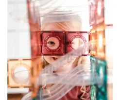 Construcción Connetix Carrera de Bolas Pastel 106 Piezas