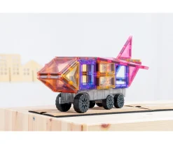 Construcción Connetix Transporte Pastel 50 Piezas