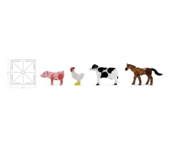 Construcción Farm Animals 25pcs