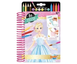 Cuaderno de Moda Be Teens Vestidos Princesas