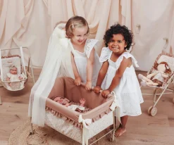 Cuna con Dosel para Muñecas Teresa