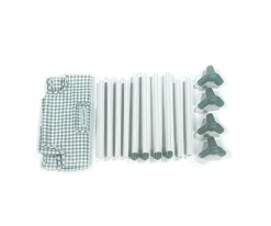 Cuna de Viaje Tom Vichy Verde para Muñecas