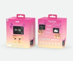 Despertador-Altavoz Dancing Clock Pink