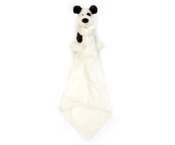 Doudou Puppy Black & Cream Personalizable