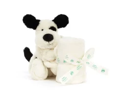 Doudou Puppy Black & Cream Personalizable