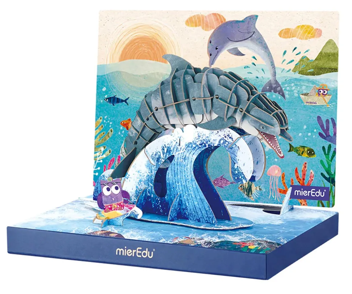 Eco 3D Puzzle Delfín