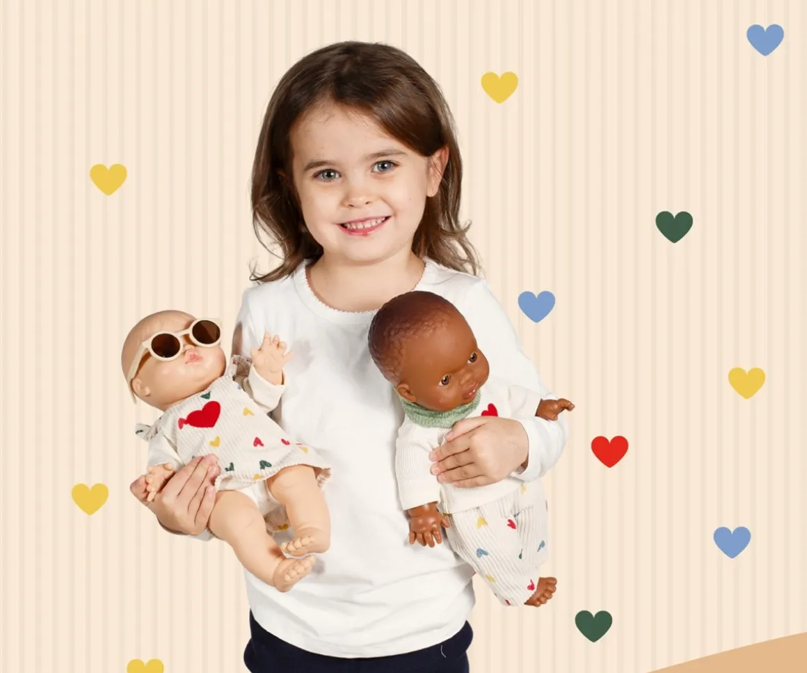 Gafas de Sol Beige para Muñecos