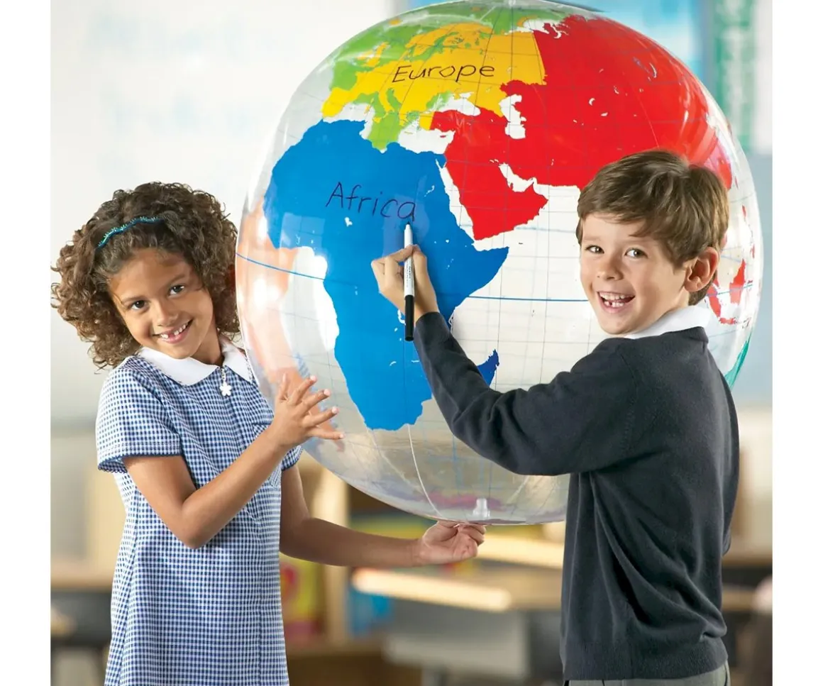 Globo Terráqueo Hinchable para Pintar