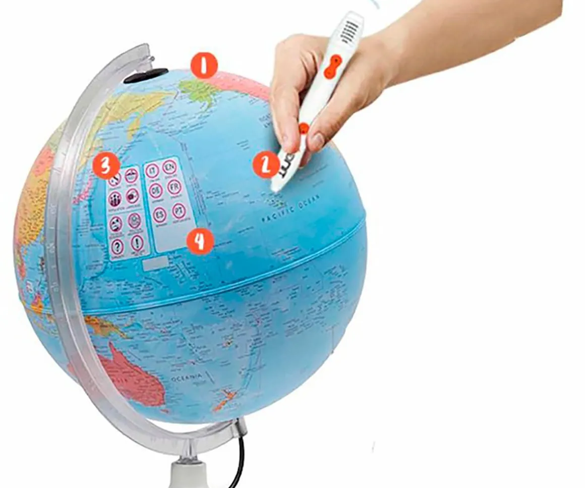 Globo Terráqueo Luminoso Parlamondo