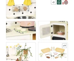 Gran Cocina de Madera Abuelita Alegre