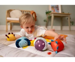 Juego de 4 bolas de Peluche Dino Friends